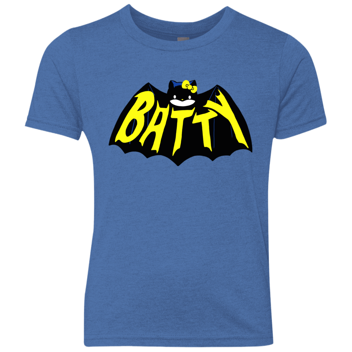 T-Shirts Vintage Royal / YXS Hello Batty Youth Triblend T-Shirt