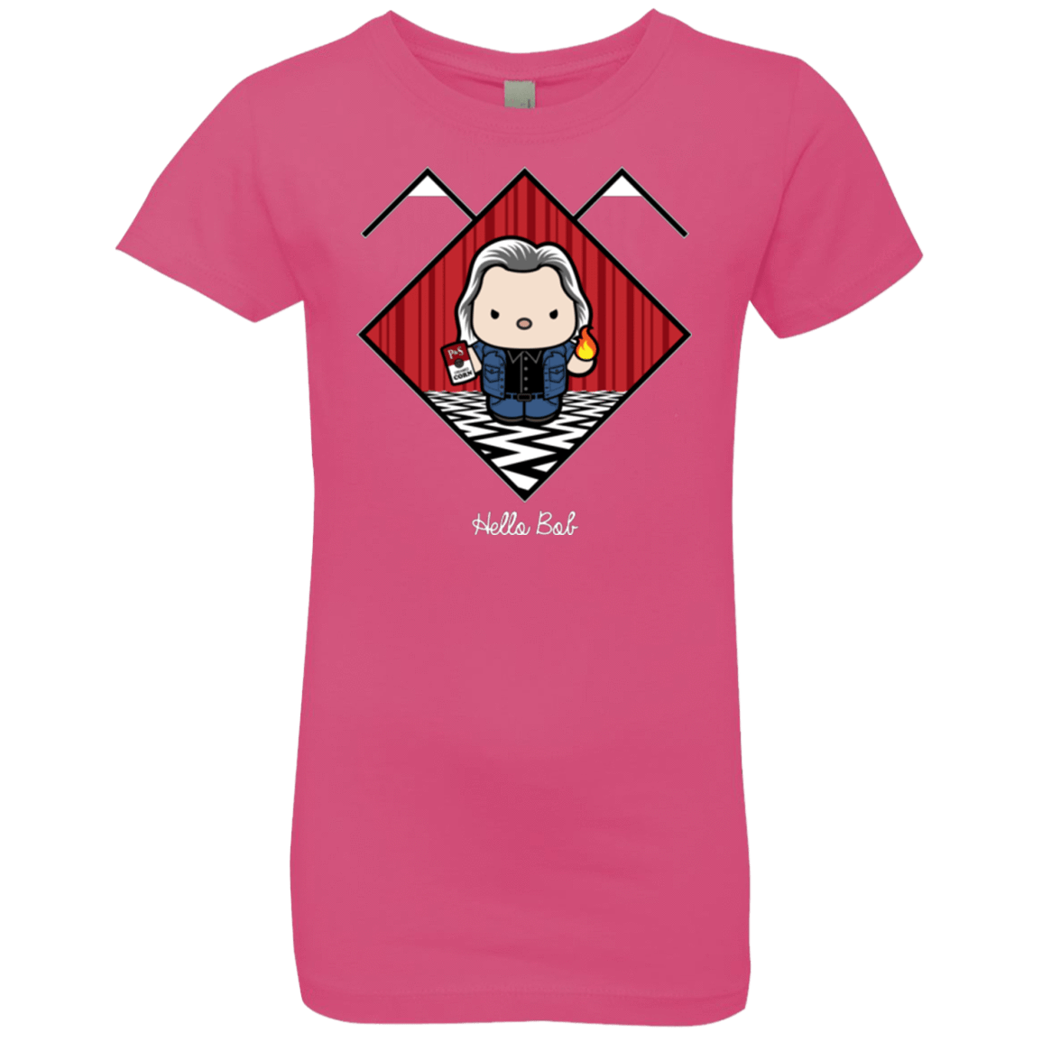 T-Shirts Hot Pink / YXS Hello Bob Girls Premium T-Shirt