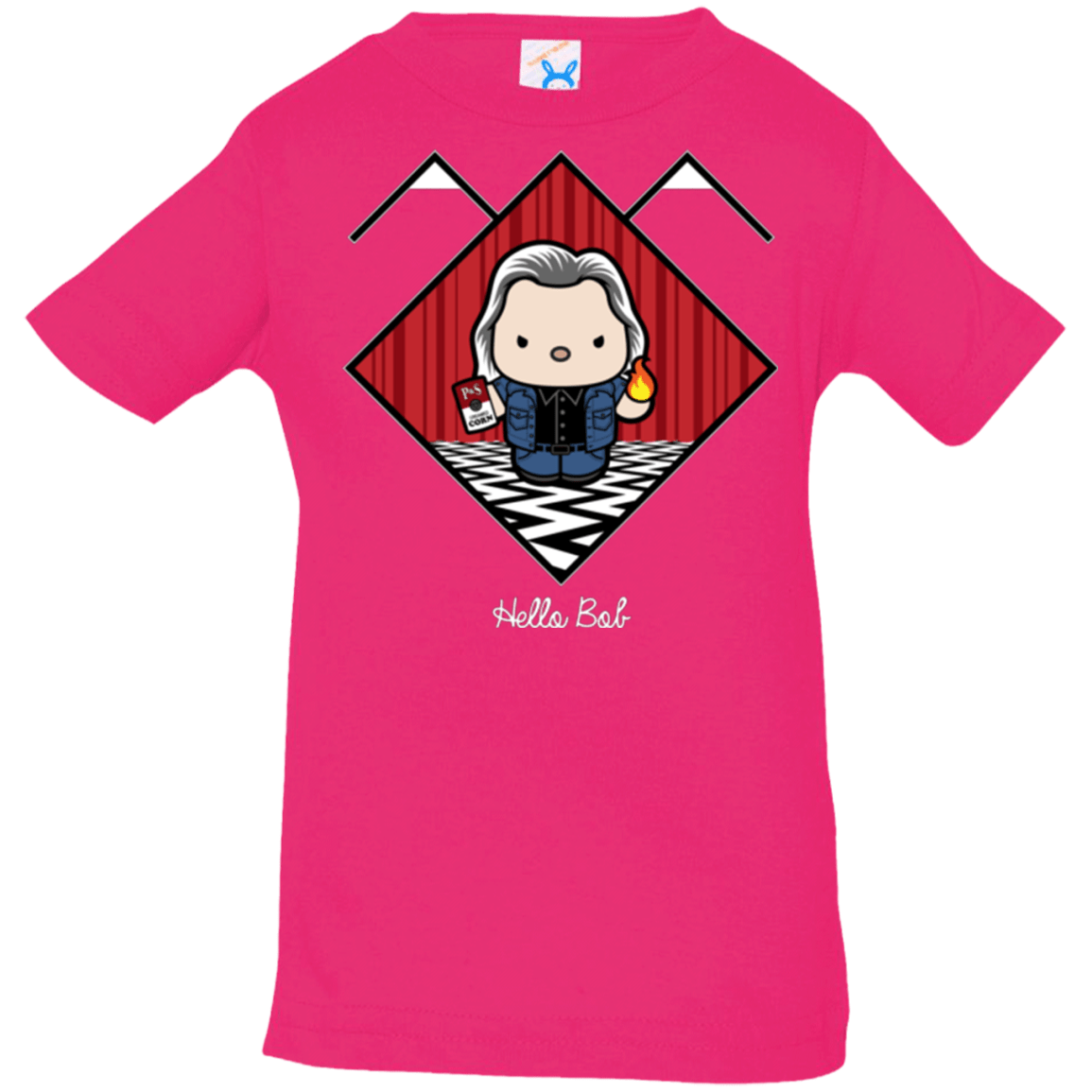 T-Shirts Hot Pink / 6 Months Hello Bob Infant Premium T-Shirt