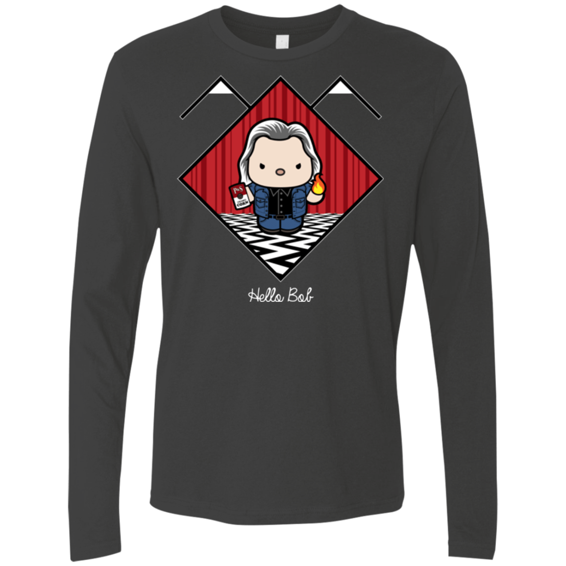 T-Shirts Heavy Metal / Small Hello Bob Men's Premium Long Sleeve