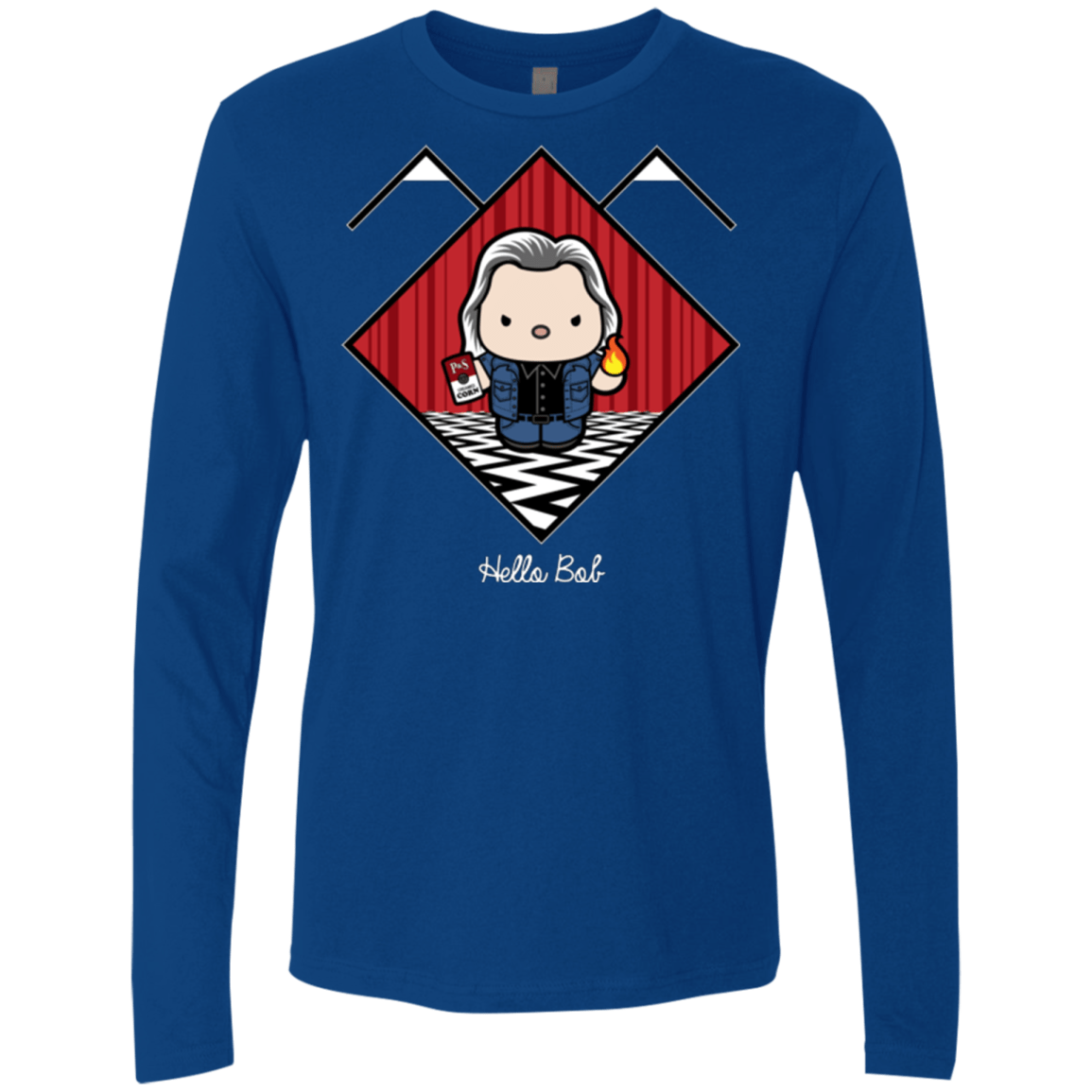 T-Shirts Royal / Small Hello Bob Men's Premium Long Sleeve