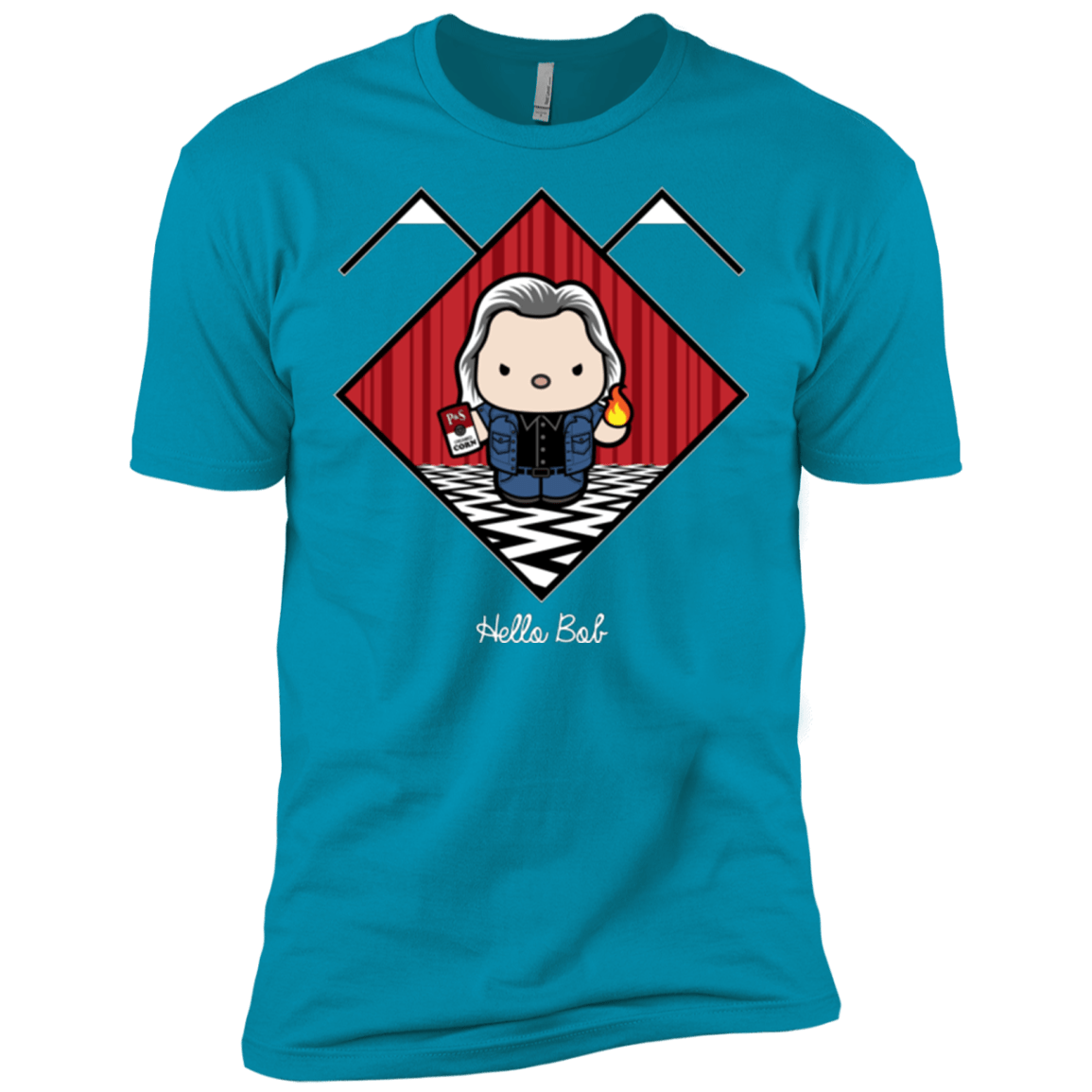 T-Shirts Turquoise / X-Small Hello Bob Men's Premium T-Shirt