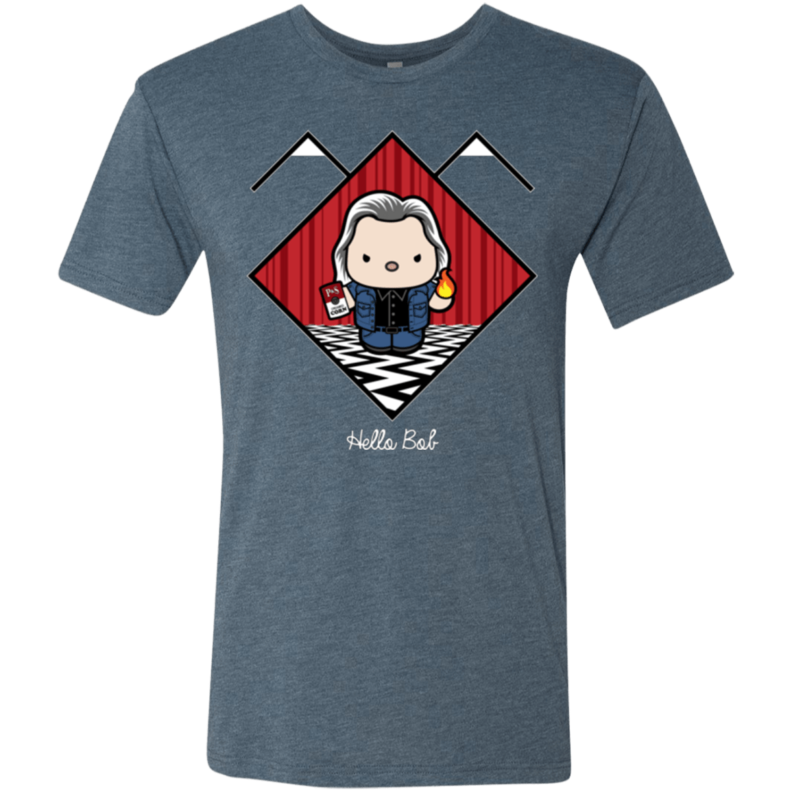 T-Shirts Indigo / Small Hello Bob Men's Triblend T-Shirt