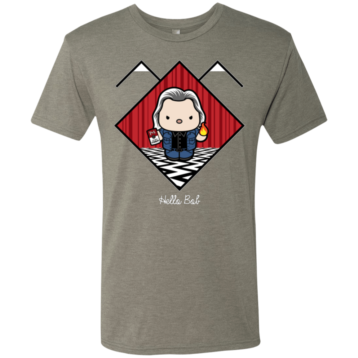 T-Shirts Venetian Grey / Small Hello Bob Men's Triblend T-Shirt