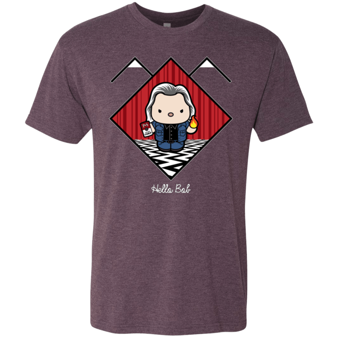 T-Shirts Vintage Purple / Small Hello Bob Men's Triblend T-Shirt