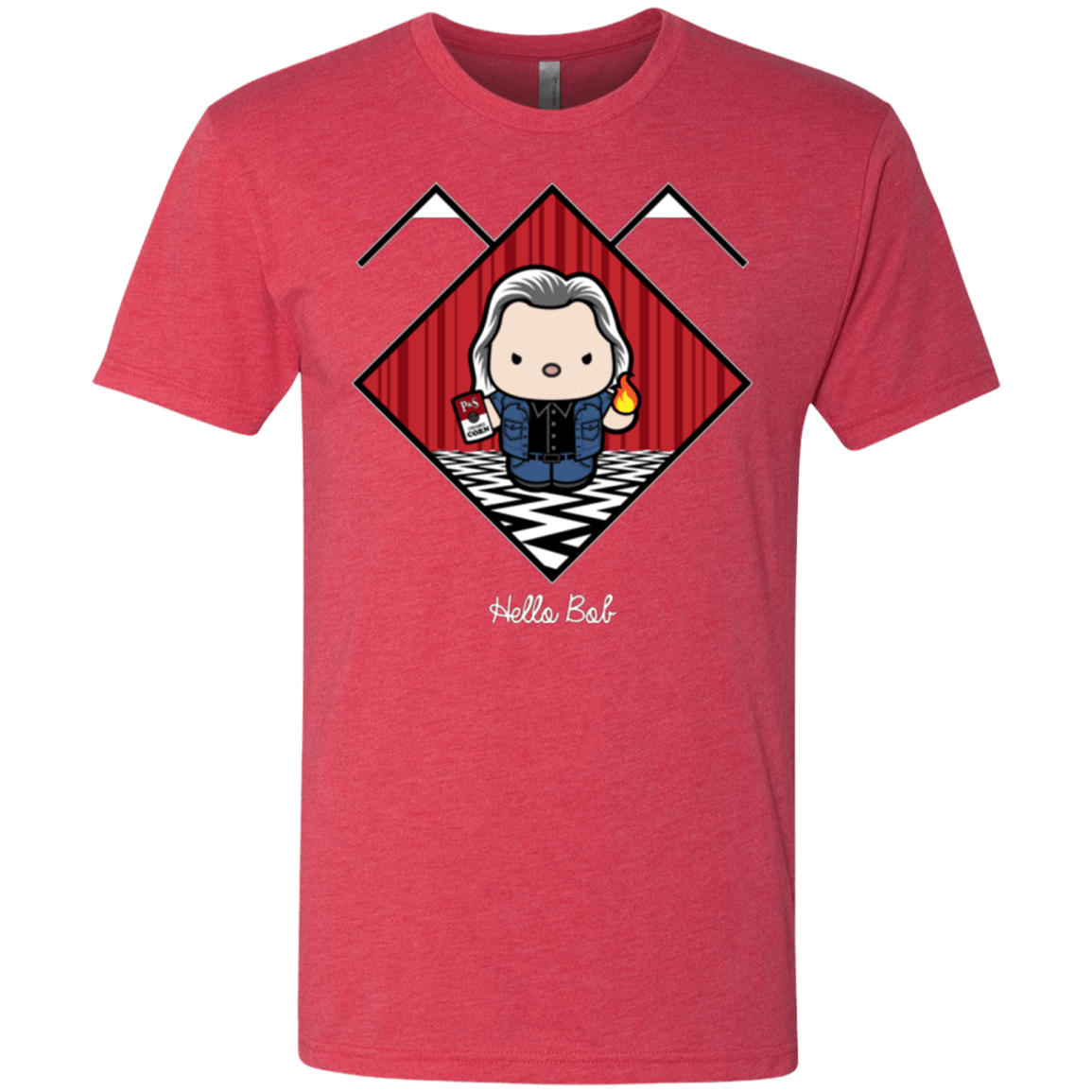 T-Shirts Vintage Red / Small Hello Bob Men's Triblend T-Shirt
