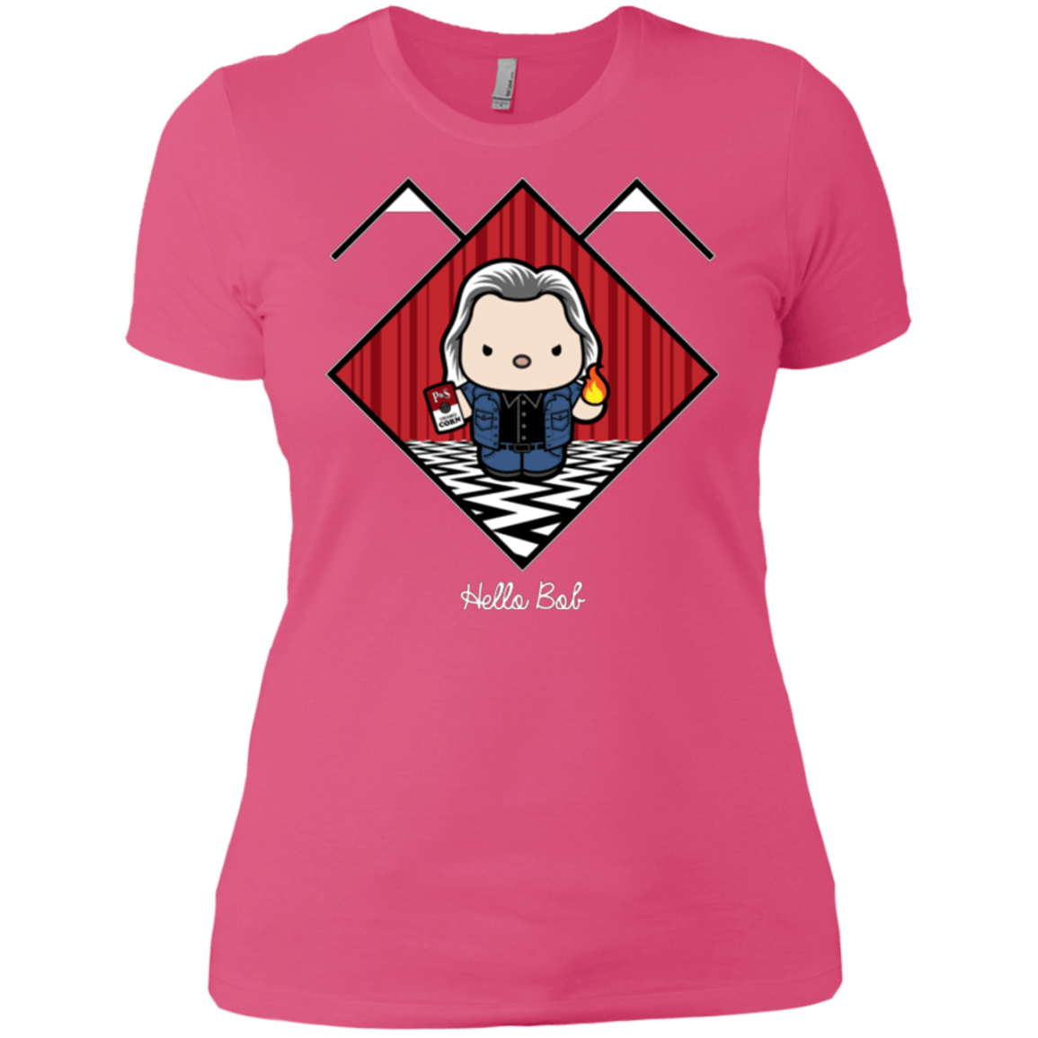 T-Shirts Hot Pink / X-Small Hello Bob Women's Premium T-Shirt