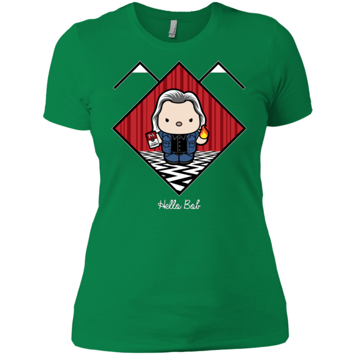 T-Shirts Kelly Green / X-Small Hello Bob Women's Premium T-Shirt