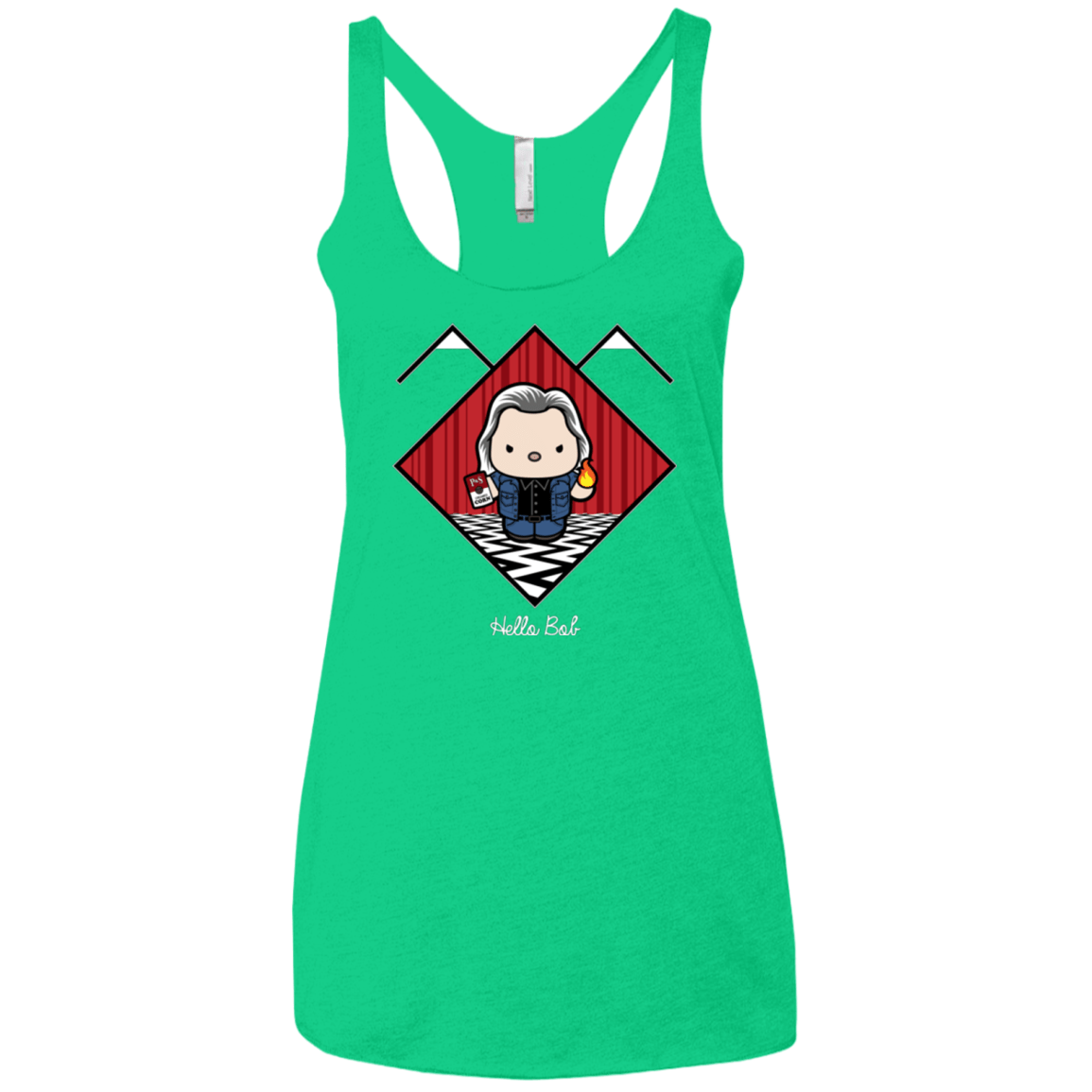 T-Shirts Envy / X-Small Hello Bob Women's Triblend Racerback Tank