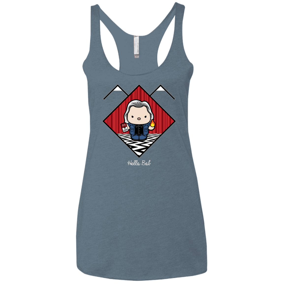 T-Shirts Indigo / X-Small Hello Bob Women's Triblend Racerback Tank