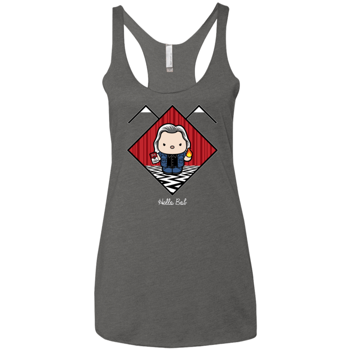 T-Shirts Premium Heather / X-Small Hello Bob Women's Triblend Racerback Tank