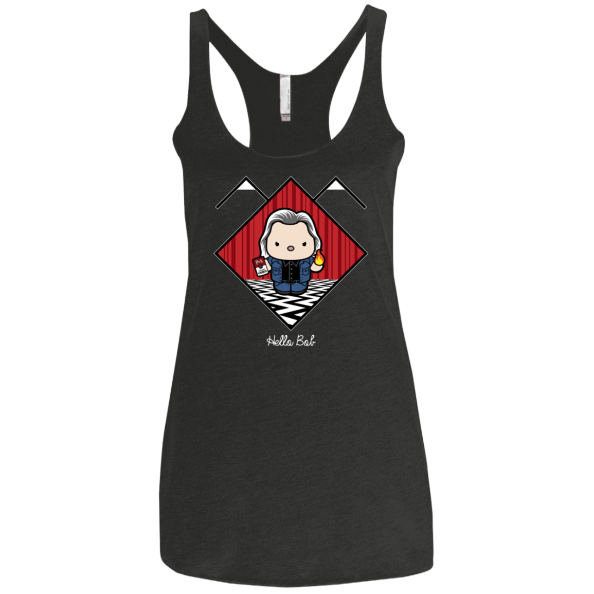 T-Shirts Vintage Black / X-Small Hello Bob Women's Triblend Racerback Tank