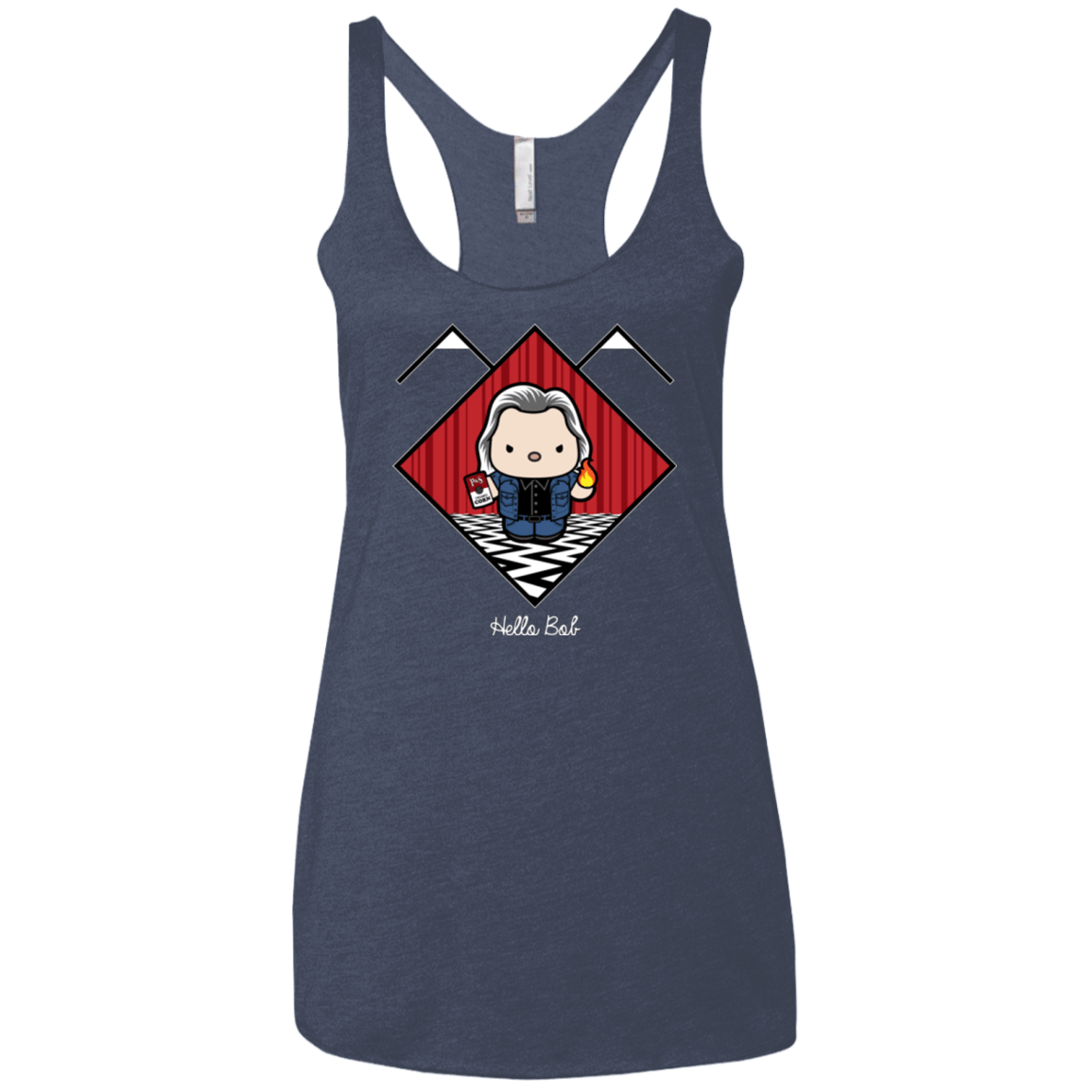 T-Shirts Vintage Navy / X-Small Hello Bob Women's Triblend Racerback Tank