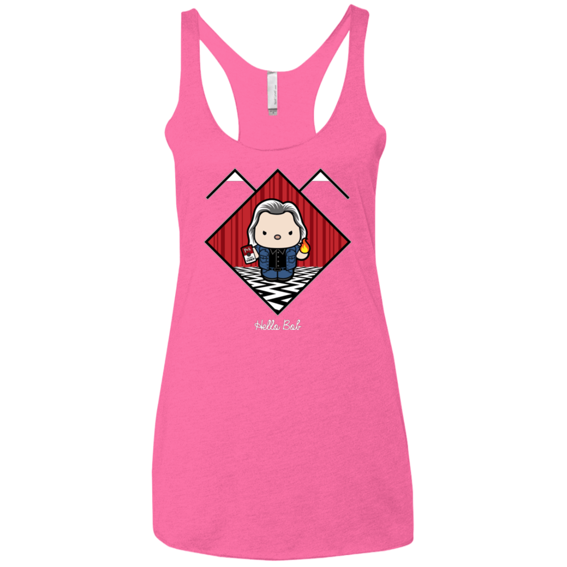 T-Shirts Vintage Pink / X-Small Hello Bob Women's Triblend Racerback Tank