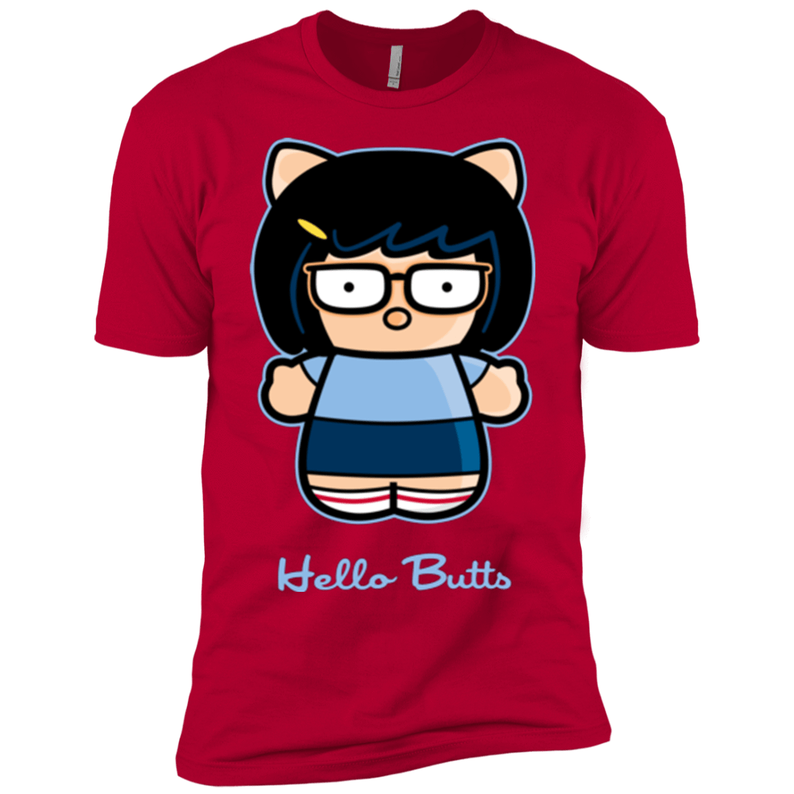 T-Shirts Red / YXS Hello Butts Boys Premium T-Shirt