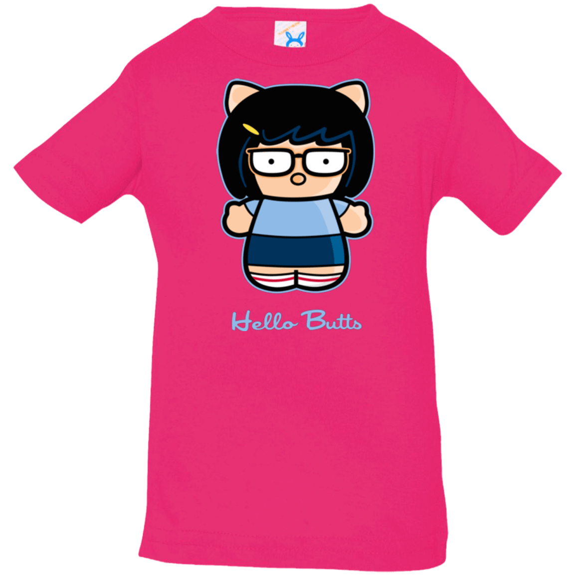 T-Shirts Hot Pink / 6 Months Hello Butts Infant Premium T-Shirt