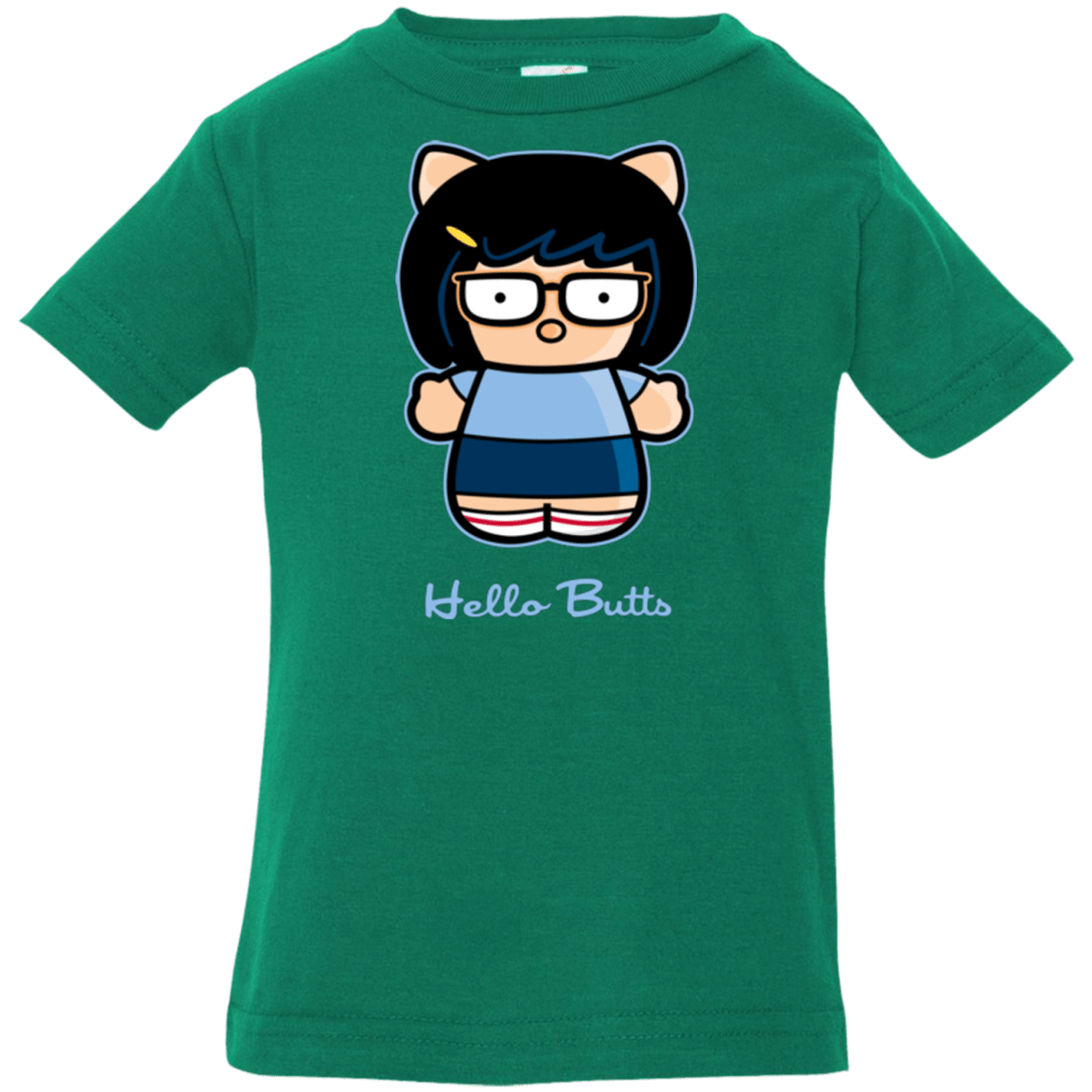 T-Shirts Kelly / 6 Months Hello Butts Infant Premium T-Shirt