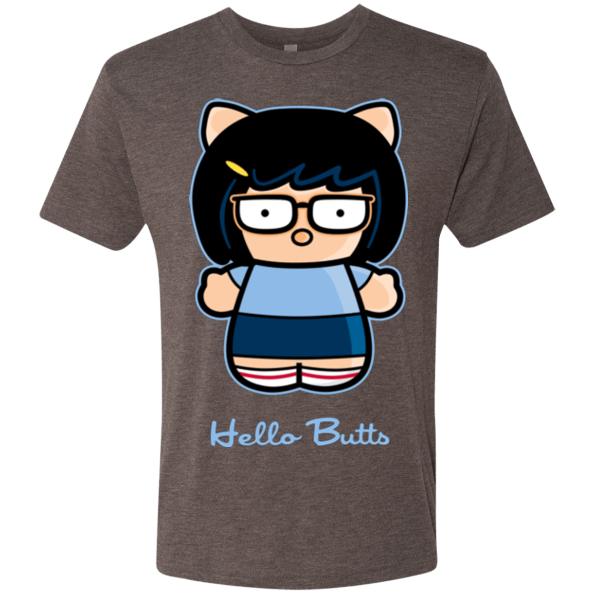 T-Shirts Macchiato / Small Hello Butts Men's Triblend T-Shirt