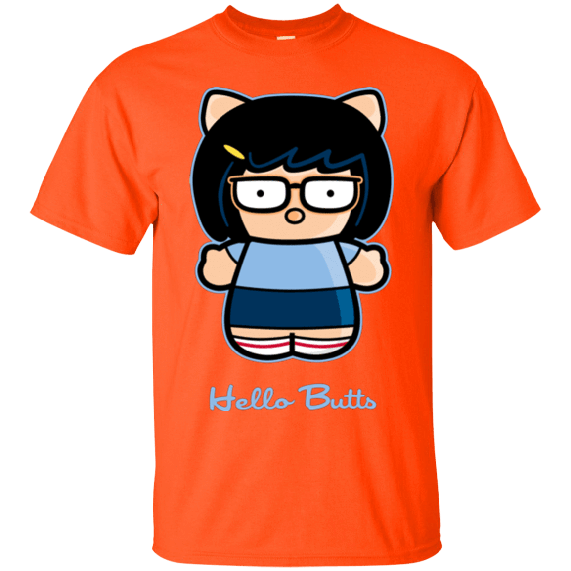 T-Shirts Orange / Small Hello Butts T-Shirt