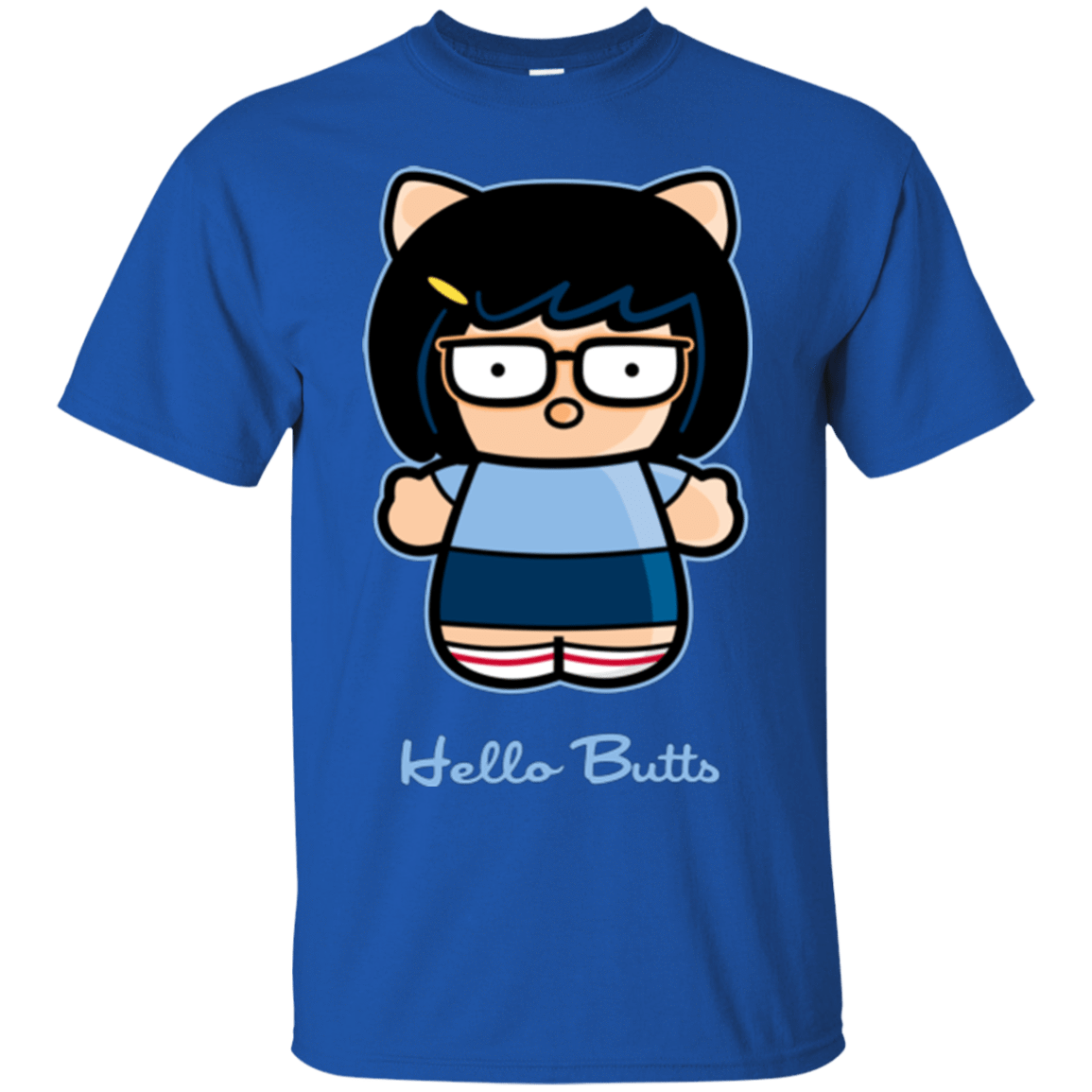 T-Shirts Royal / Small Hello Butts T-Shirt