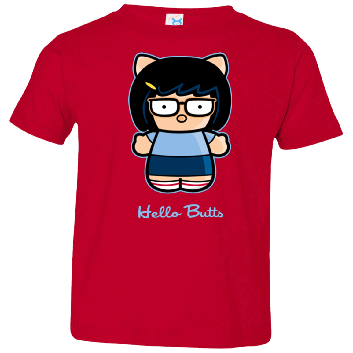 T-Shirts Red / 2T Hello Butts Toddler Premium T-Shirt