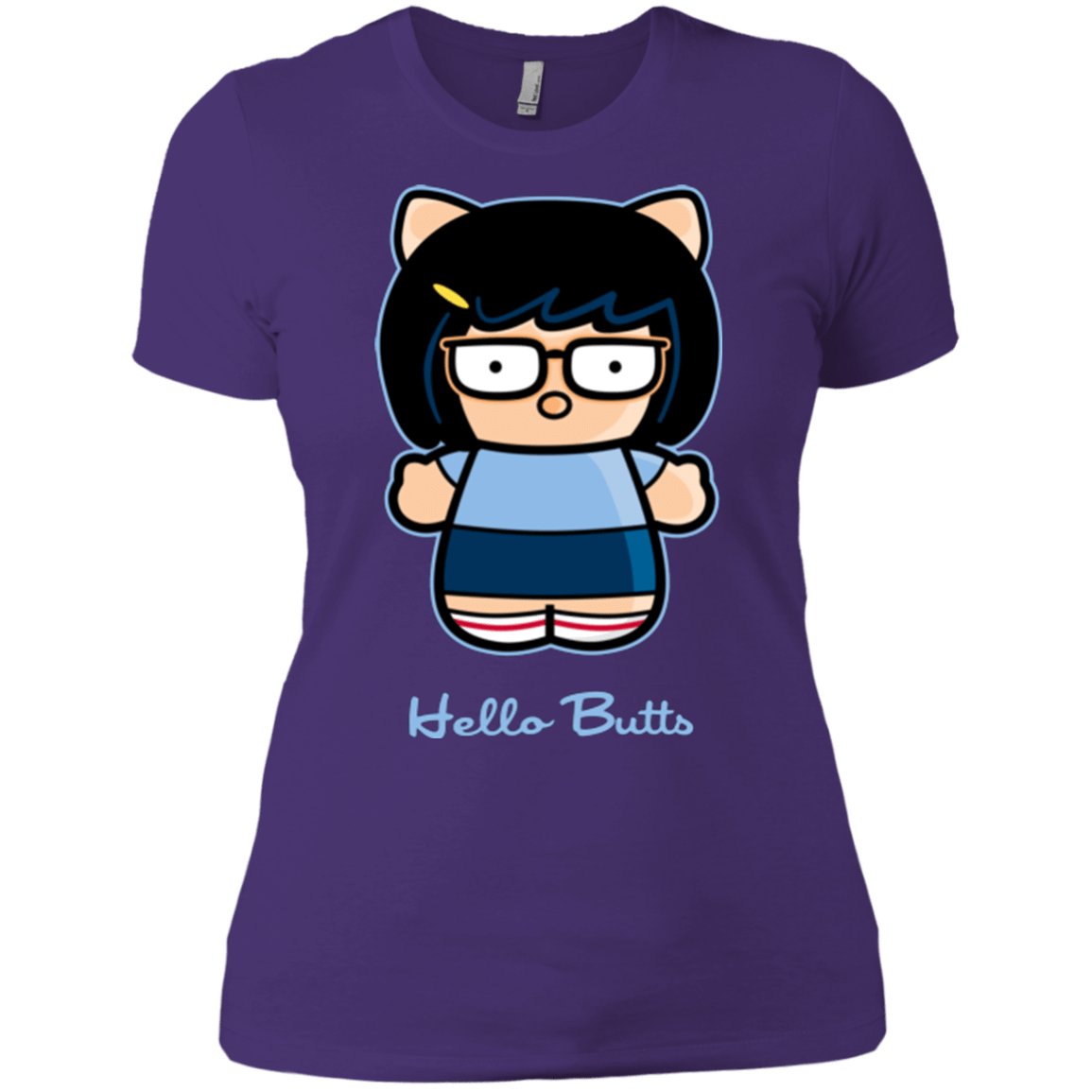 T-Shirts Purple / X-Small Hello Butts Women's Premium T-Shirt