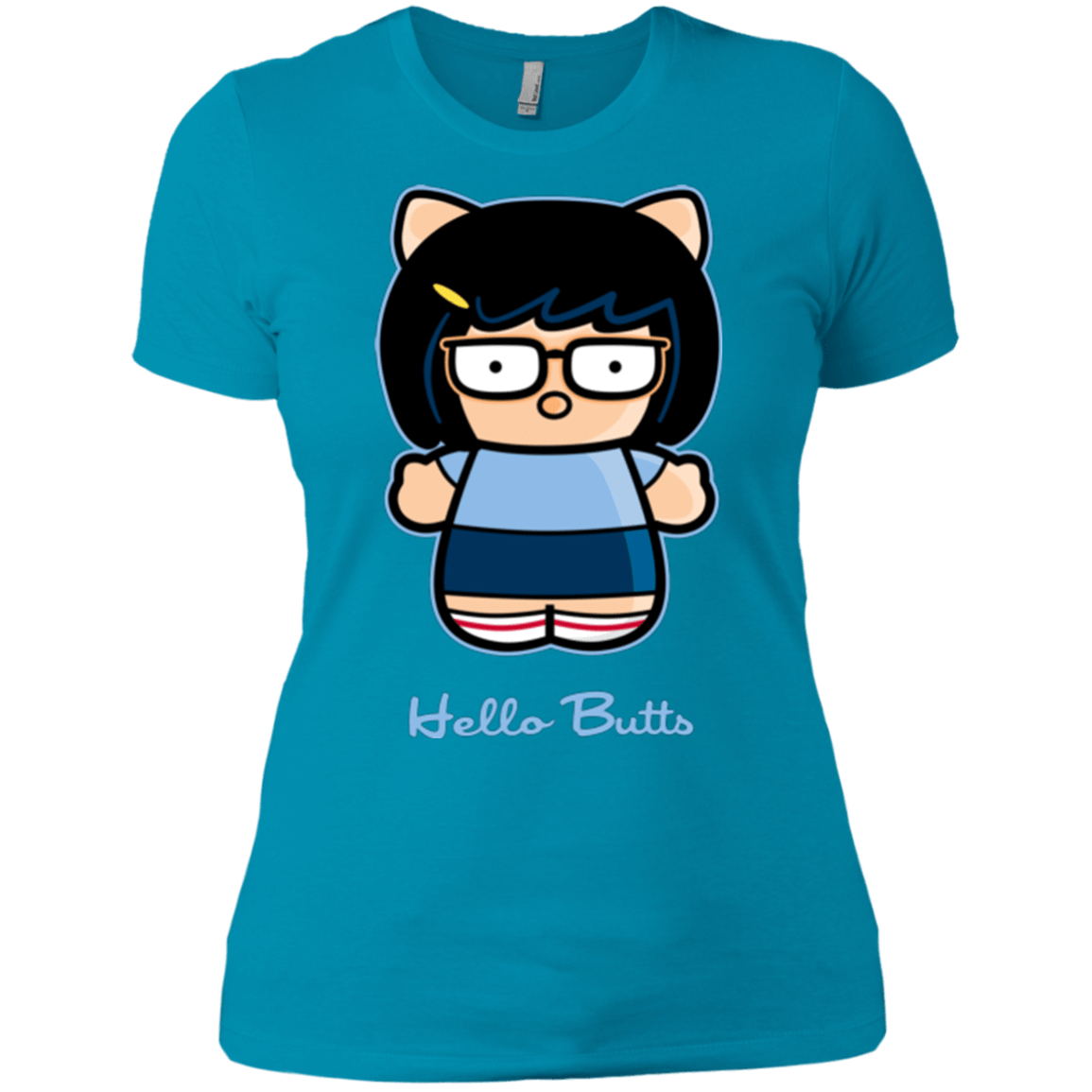 T-Shirts Turquoise / X-Small Hello Butts Women's Premium T-Shirt