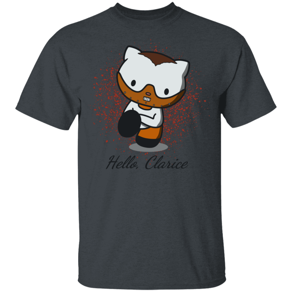 T-Shirts Dark Heather / YXS Hello, Clarice Youth T-Shirt