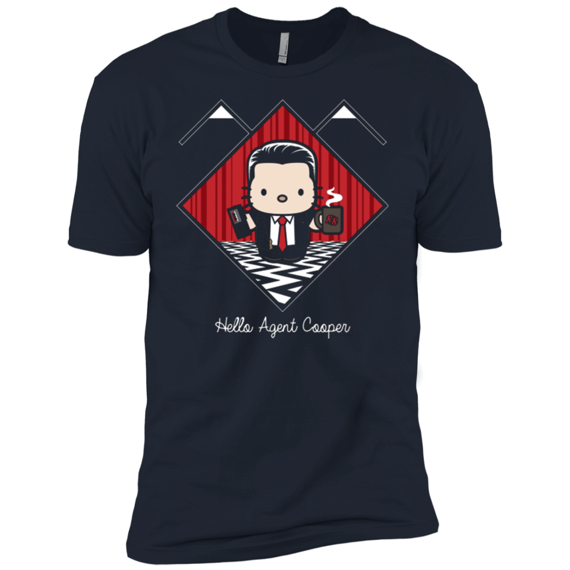 T-Shirts Midnight Navy / YXS Hello Cooper Boys Premium T-Shirt