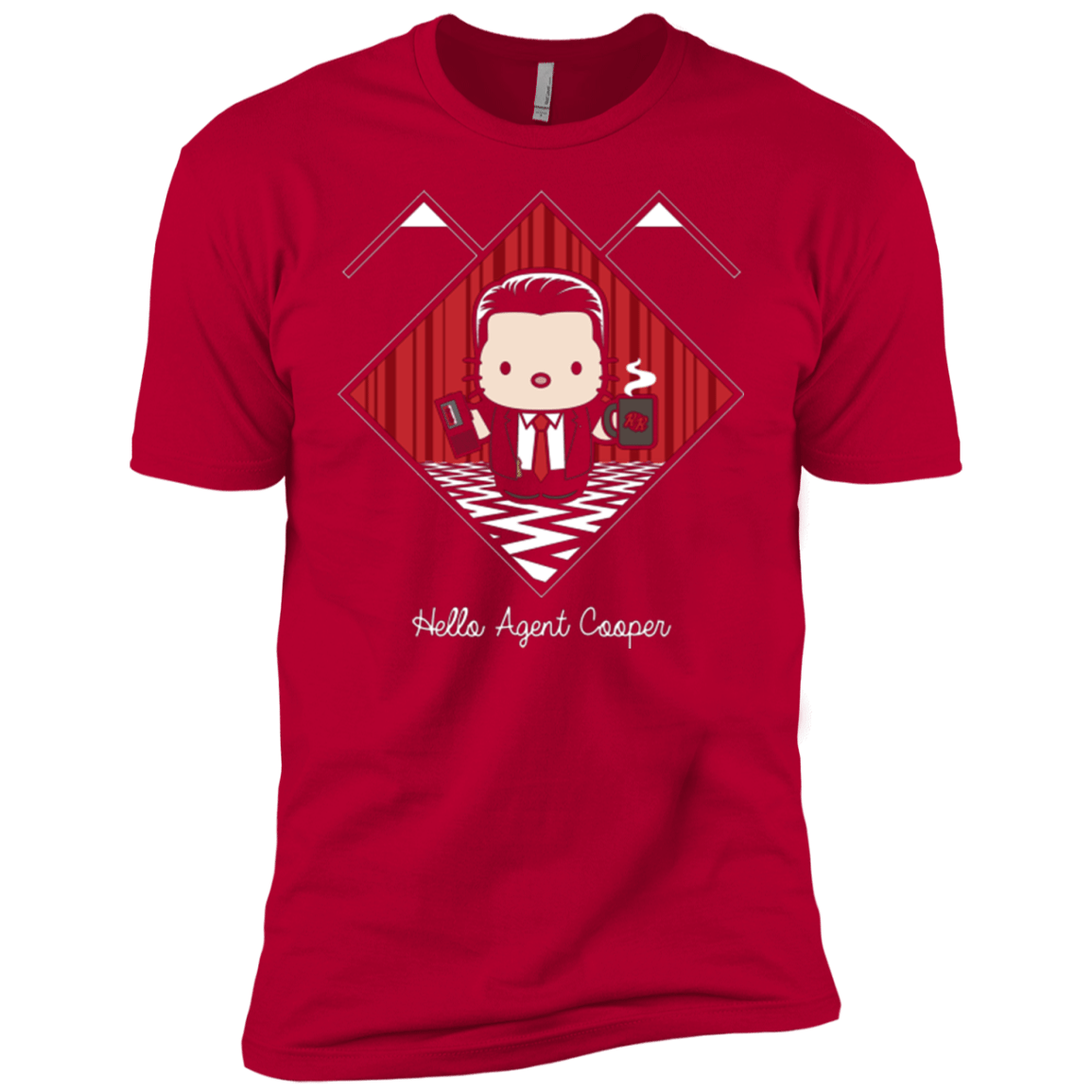 T-Shirts Red / YXS Hello Cooper Boys Premium T-Shirt