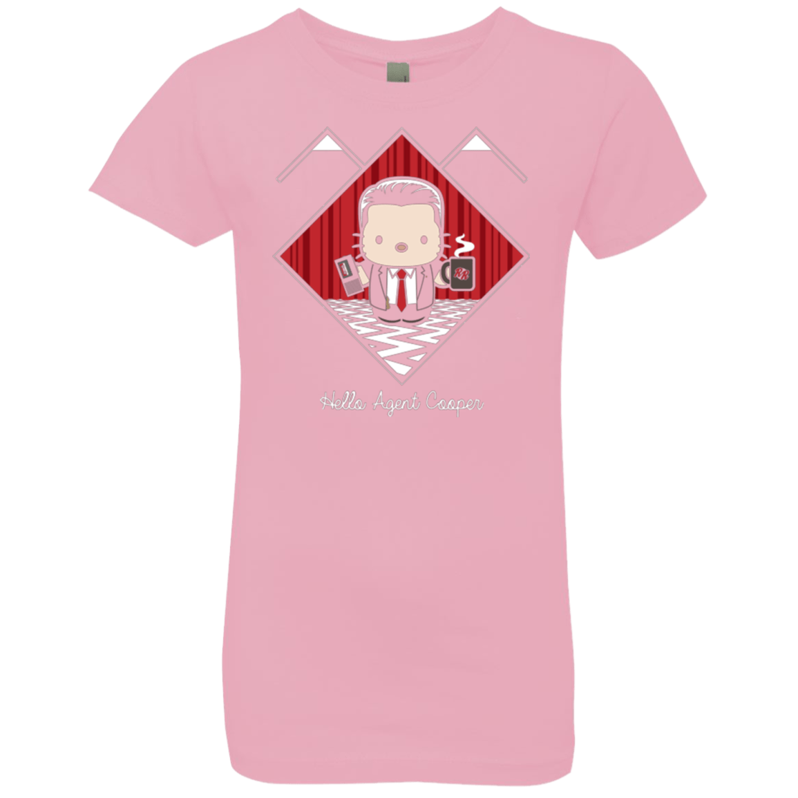 T-Shirts Light Pink / YXS Hello Cooper Girls Premium T-Shirt