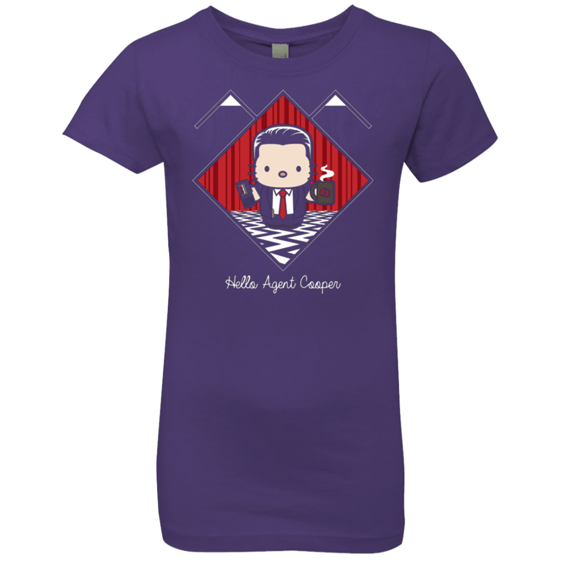 T-Shirts Purple Rush / YXS Hello Cooper Girls Premium T-Shirt