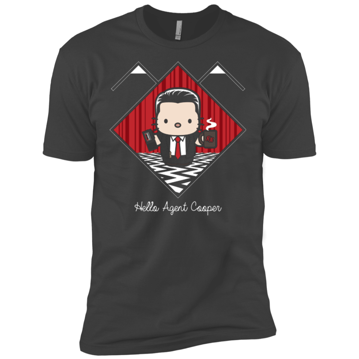 T-Shirts Heavy Metal / X-Small Hello Cooper Men's Premium T-Shirt