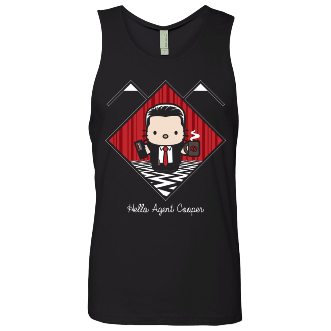 T-Shirts Black / Small Hello Cooper Men's Premium Tank Top