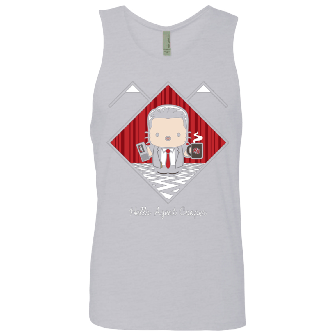 T-Shirts Heather Grey / Small Hello Cooper Men's Premium Tank Top