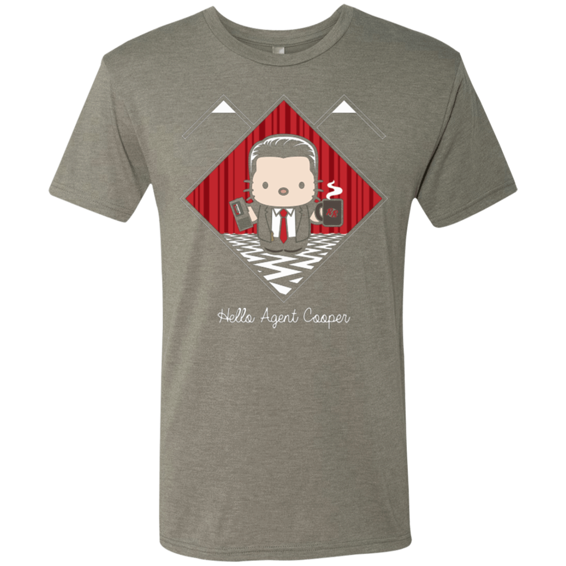 T-Shirts Venetian Grey / Small Hello Cooper Men's Triblend T-Shirt