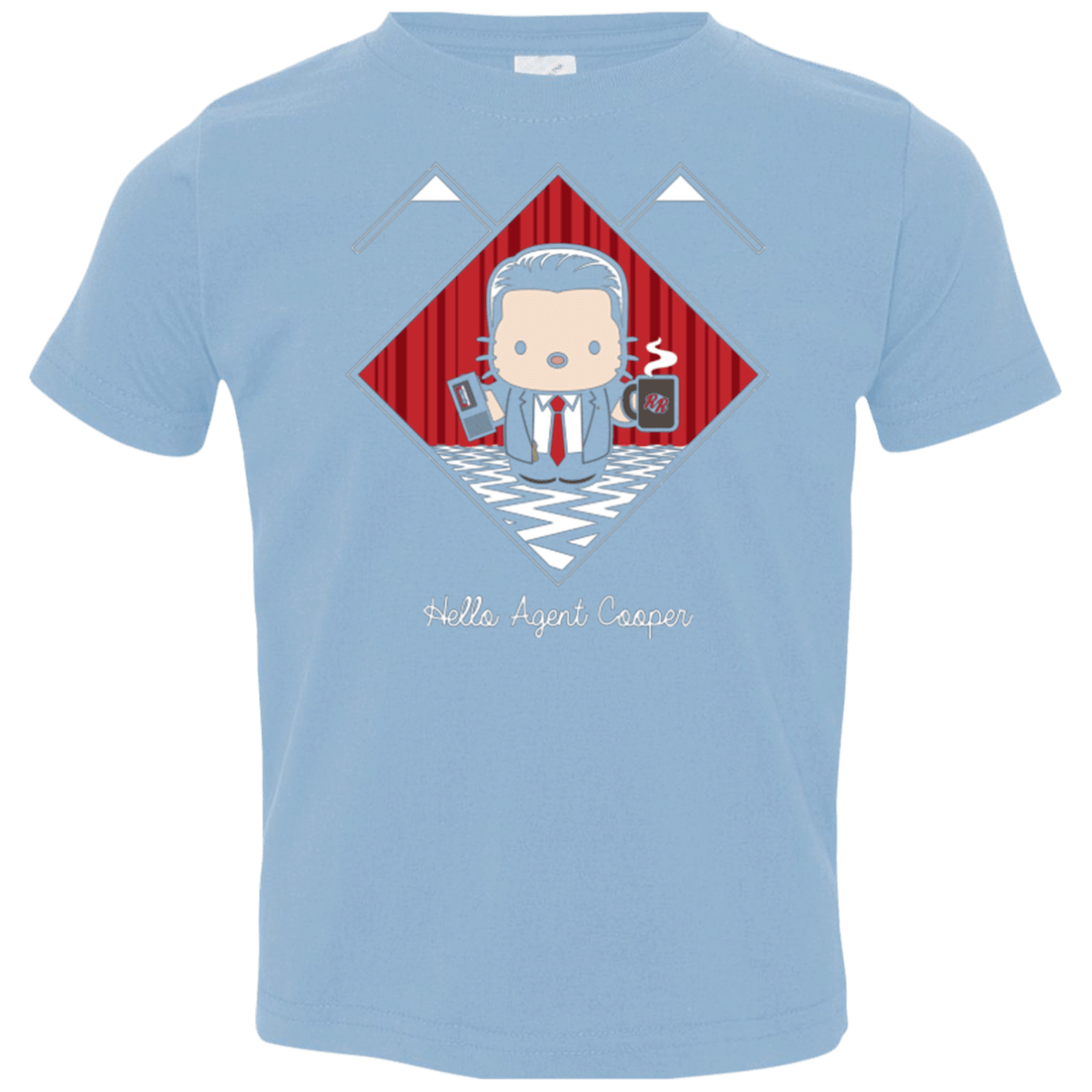 T-Shirts Light Blue / 2T Hello Cooper Toddler Premium T-Shirt