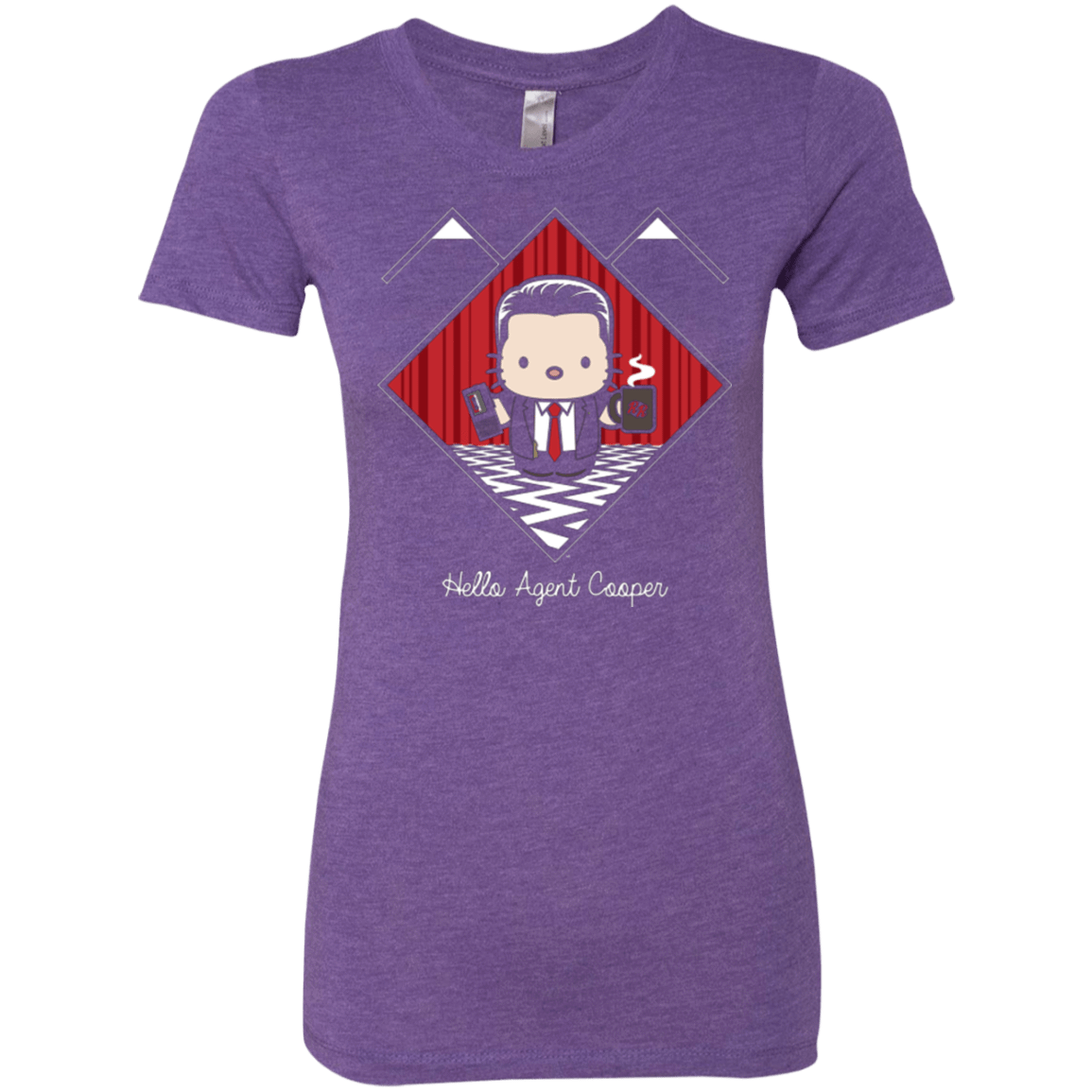 T-Shirts Purple Rush / Small Hello Cooper Women's Triblend T-Shirt
