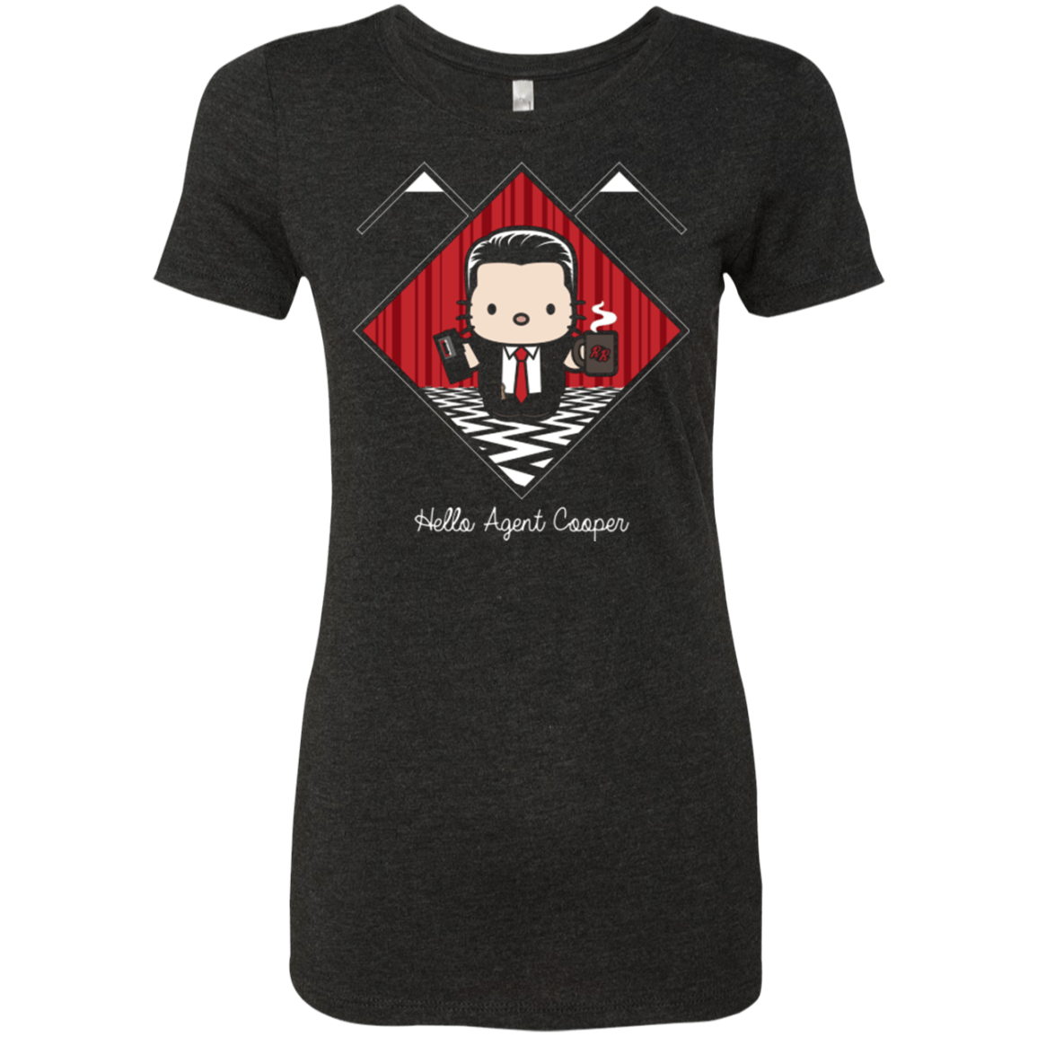 T-Shirts Vintage Black / Small Hello Cooper Women's Triblend T-Shirt