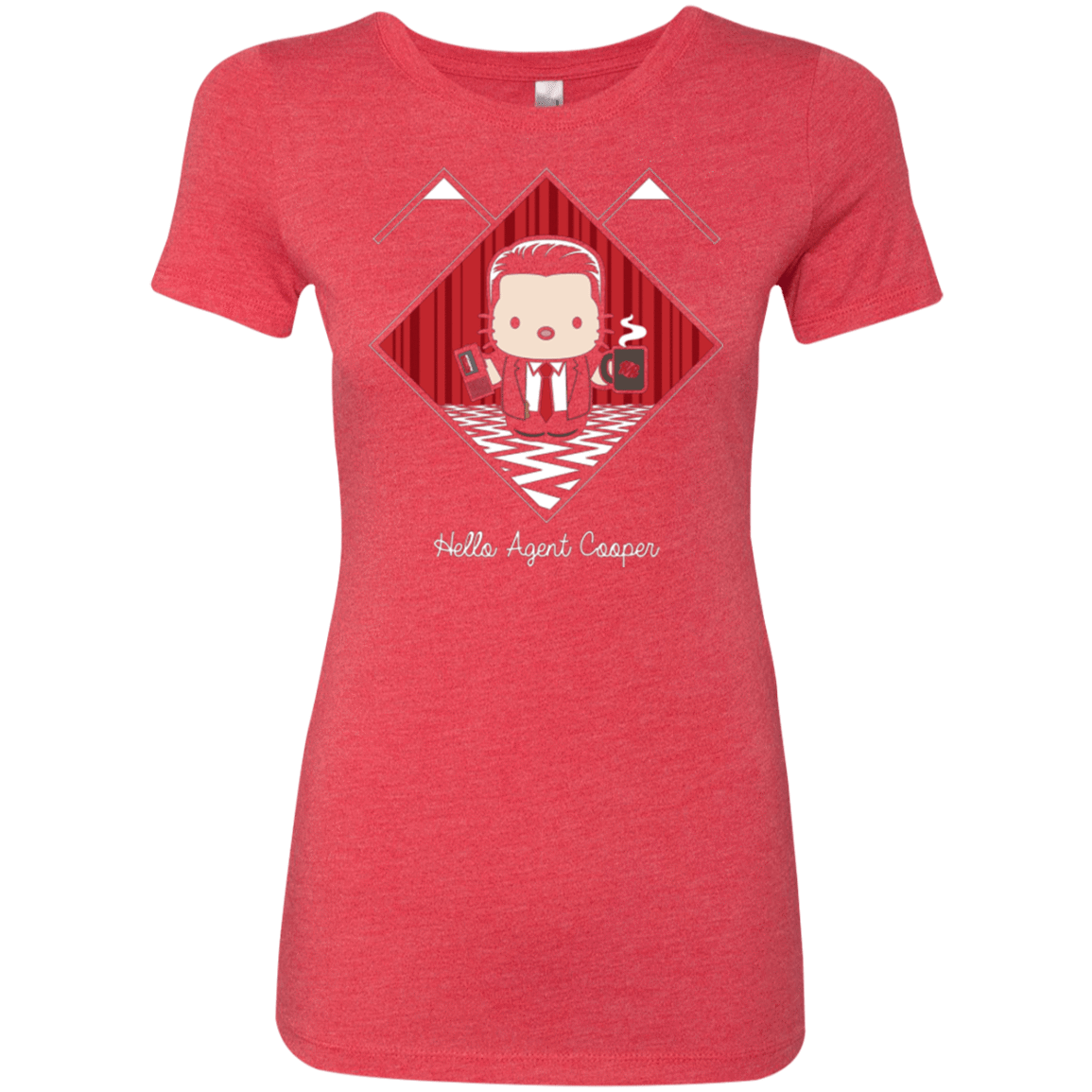 T-Shirts Vintage Red / Small Hello Cooper Women's Triblend T-Shirt