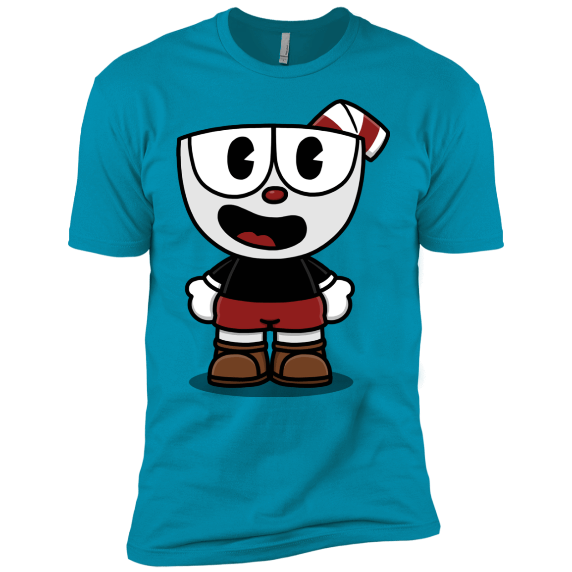 T-Shirts Turquoise / YXS Hello Cuphead Boys Premium T-Shirt