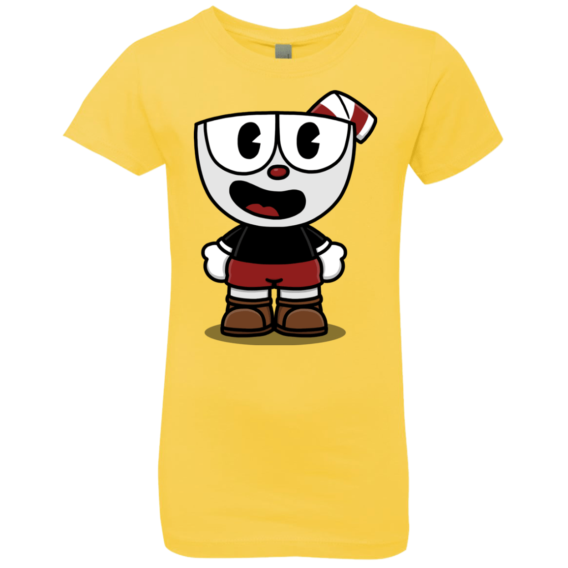 T-Shirts Vibrant Yellow / YXS Hello Cuphead Girls Premium T-Shirt