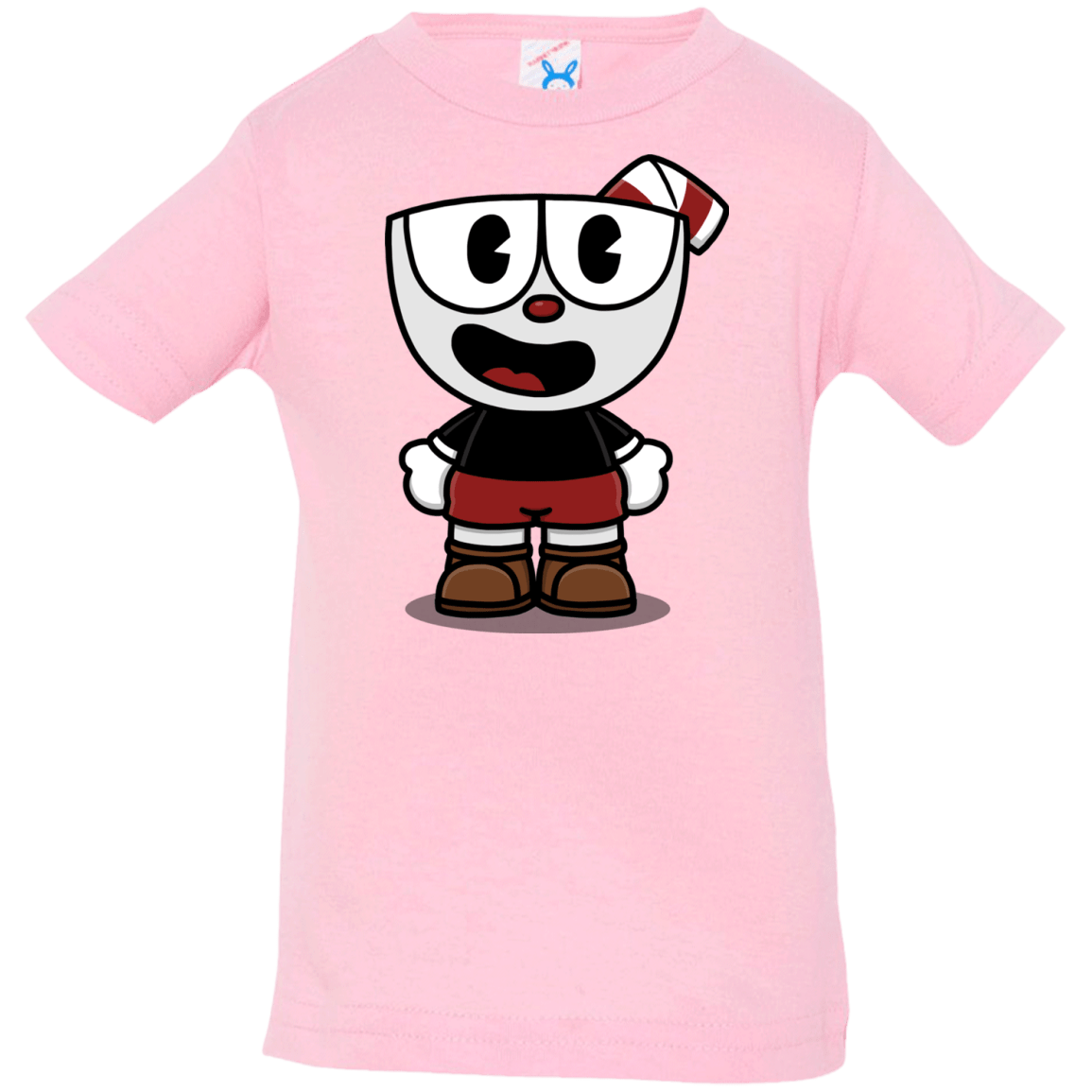 T-Shirts Pink / 6 Months Hello Cuphead Infant Premium T-Shirt