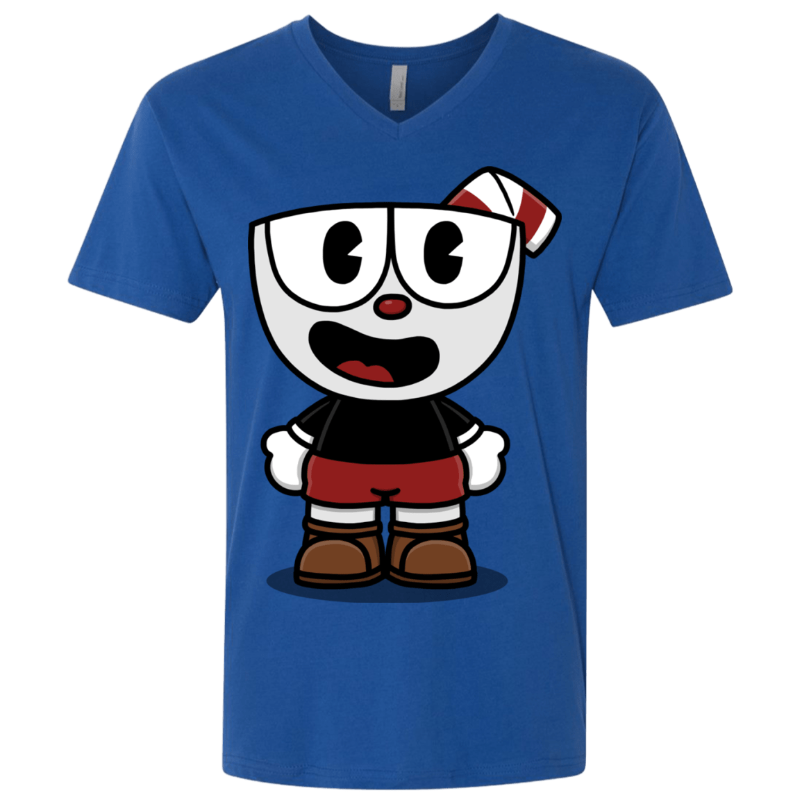 T-Shirts Royal / X-Small Hello Cuphead Men's Premium V-Neck