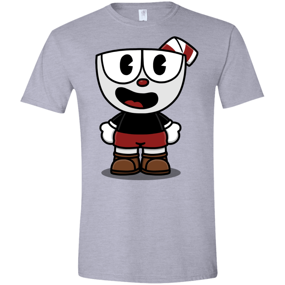 T-Shirts Sport Grey / X-Small Hello Cuphead Men's Semi-Fitted Softstyle