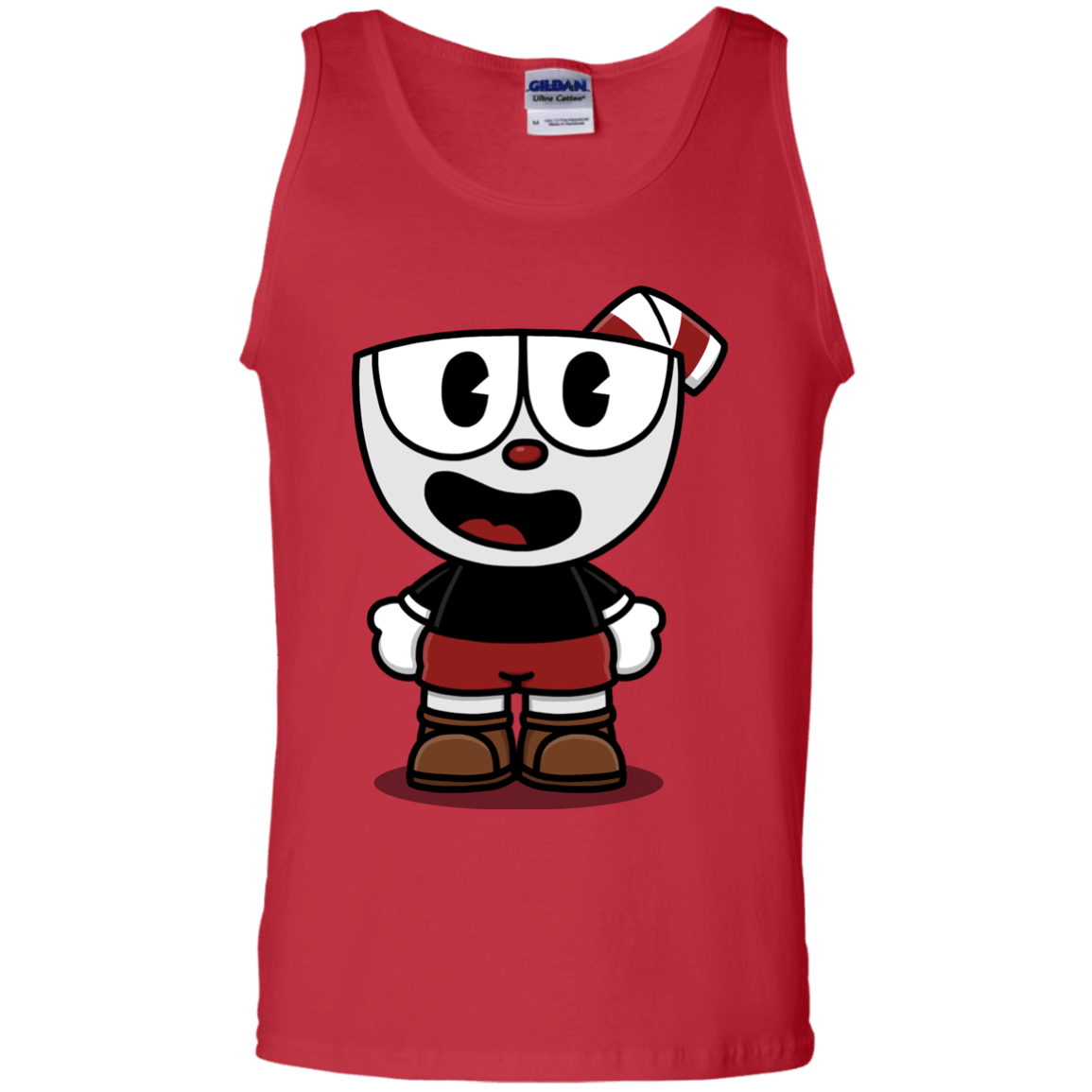 T-Shirts Red / S Hello Cuphead Men's Tank Top