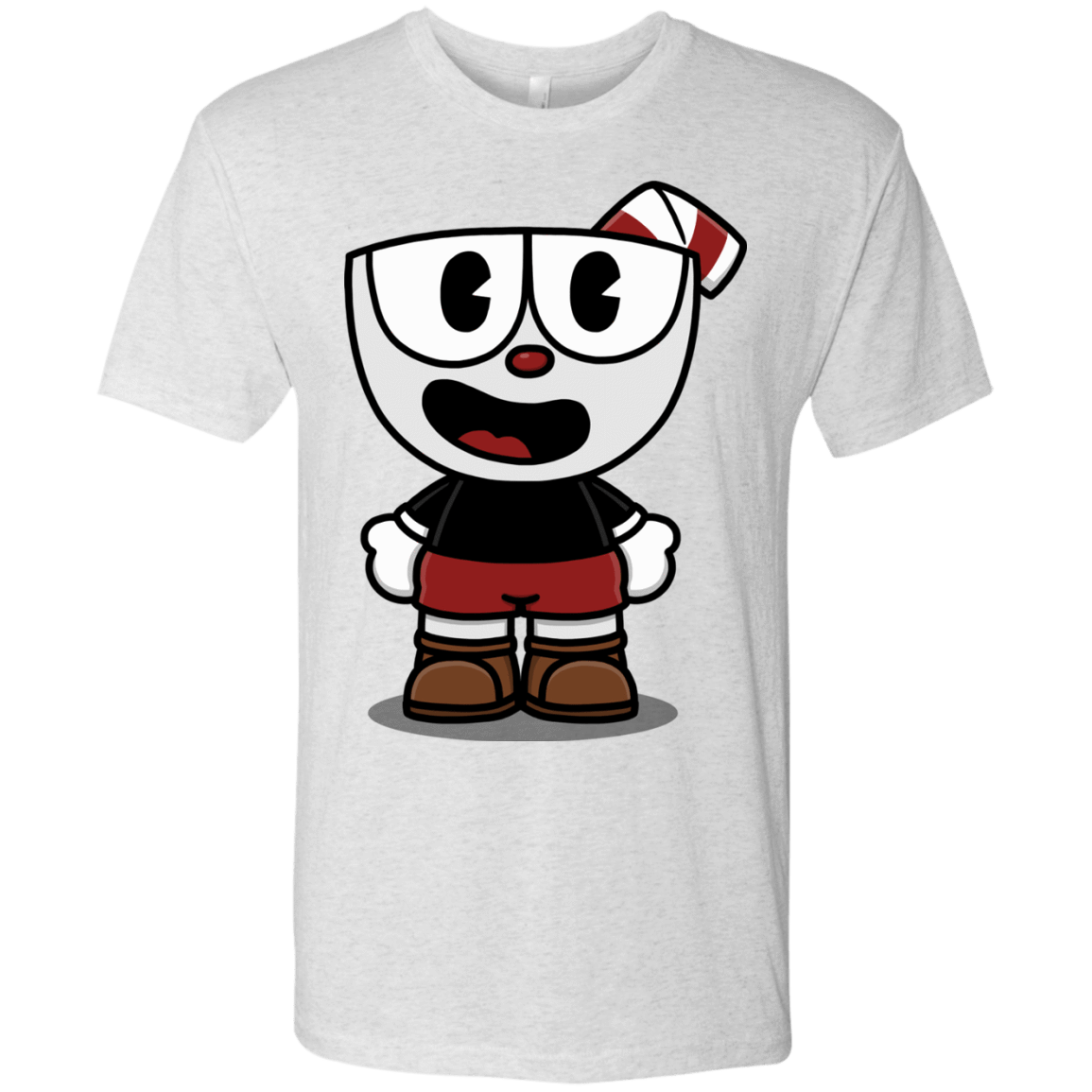 T-Shirts Heather White / S Hello Cuphead Men's Triblend T-Shirt