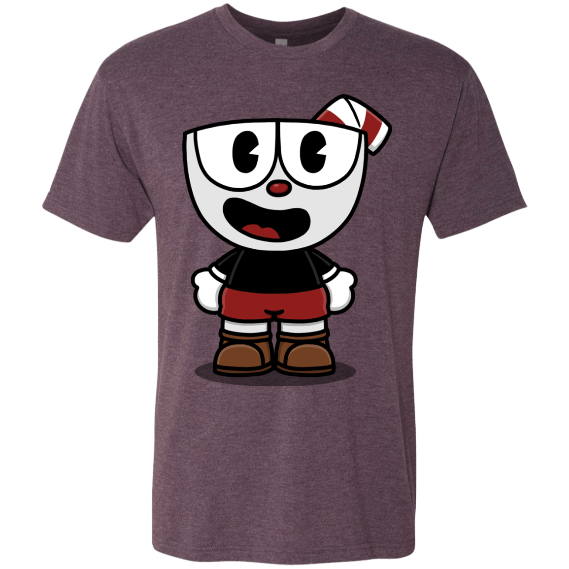 T-Shirts Vintage Purple / S Hello Cuphead Men's Triblend T-Shirt