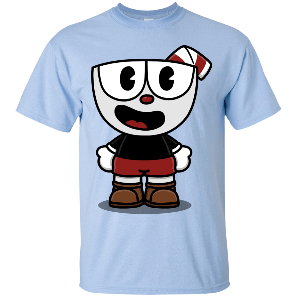 T-Shirts Light Blue / S Hello Cuphead T-Shirt