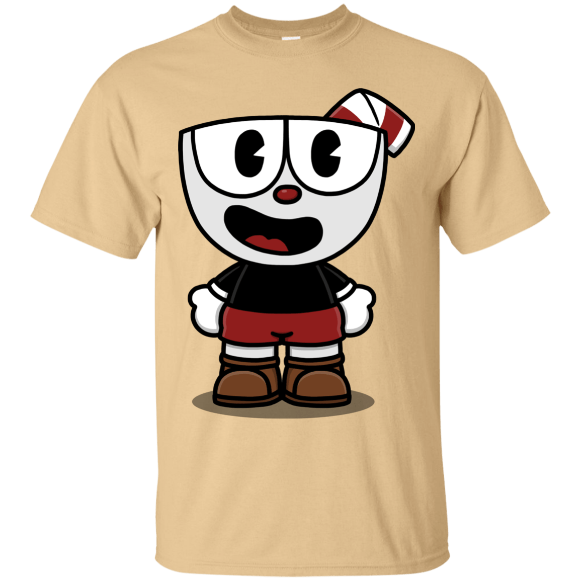 T-Shirts Vegas Gold / S Hello Cuphead T-Shirt